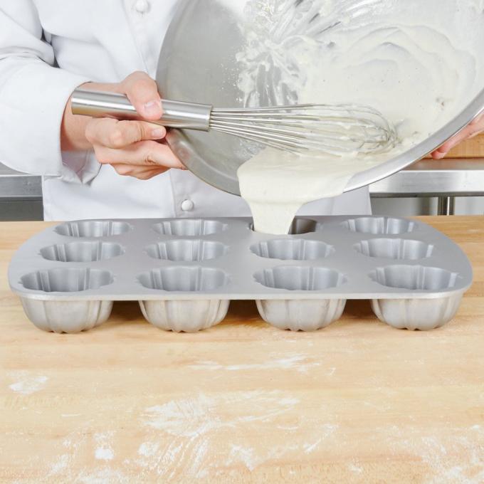 RK Bakeware中国のフードサービスNSF 12コンパートメントBundtletteのアルミニウム マフィンのケーキの焼き皿の商業用等級1