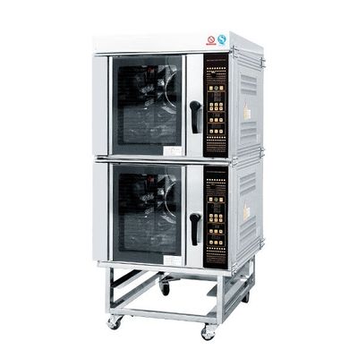 Yasurは10の皿フライ鍋の対流のオーブン40X60cmの2X9.5Kwクッキーのクロワッサン タールを乾燥する