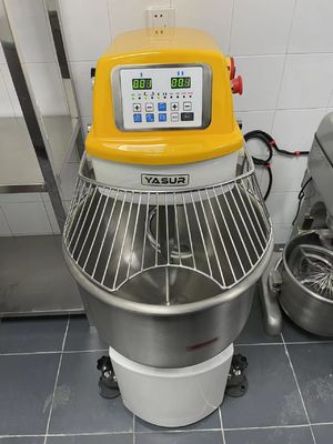 110ポンドの螺線形のこね粉ミキサーのステンレス鋼の二種速度の螺線形のこね粉機械
