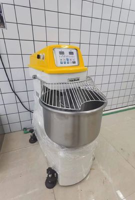 120kgステンレス鋼の螺線形のこね粉ミキサー0.55kwの二種速度のカウンタートップの螺線形のミキサー