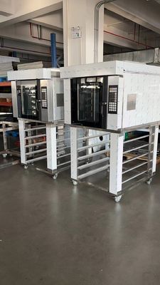 Yasurの熱気のデンマークのパンおよびペストリー9.5kwのための回転式オーブン5の皿18x26のアメリカのタイプ皿