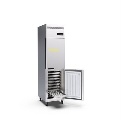 0.3kw 2ドアの商業ホテルの台所のための商業直立したフリーザーのステンレス鋼の15の皿