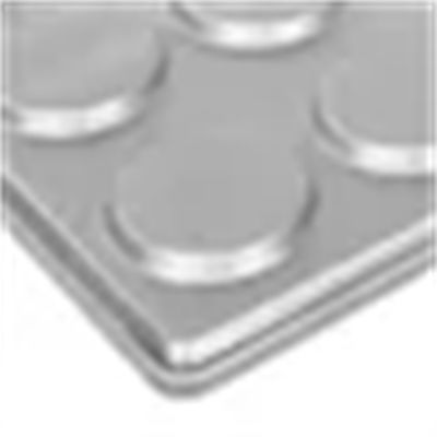 RK Bakeware中国は3インチAluminumizedの鋼鉄ハンバーガー パン鍋の焼ける皿を艶をかけた
