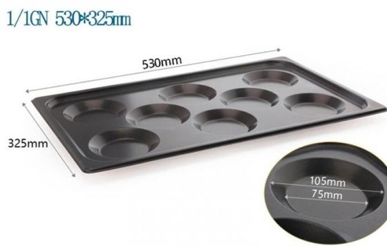 フードサービスのCombiのオーブンのGastronorm GN 1/1の焦げ付き防止アルミニウム卵のベーキング皿530x325mm