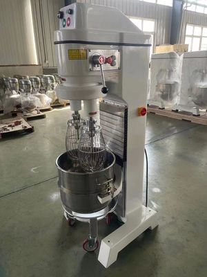 対の泡立て器の商業惑星のミキサー60リットルのケーキのクリームのミキサー機械