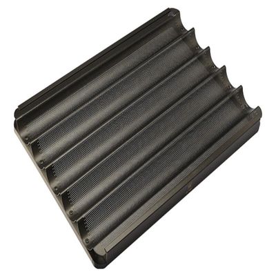 600x400焦げ付き防止アルミニウム焼ける皿800X600 18X26のインチのバゲットのパンの焼ける皿のコマーシャル